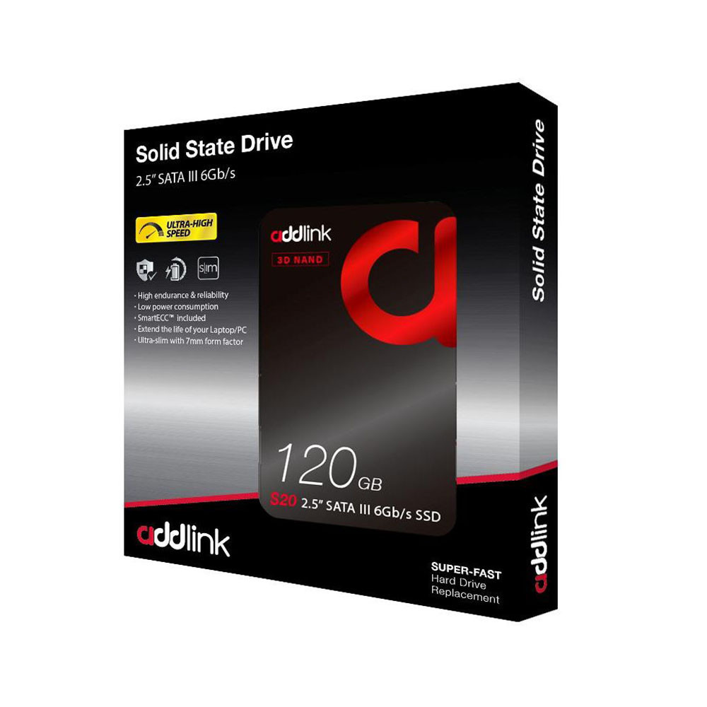 Addlink S20 120gb 25 Sata Iii 6gbs 3d Nand Ssd